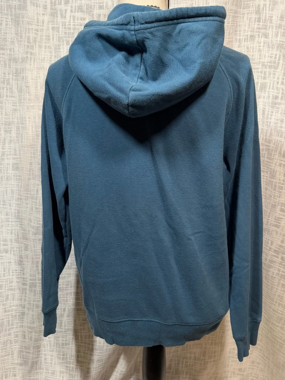 The North Face Men's Teal Blue Logo Pullover Hoodie